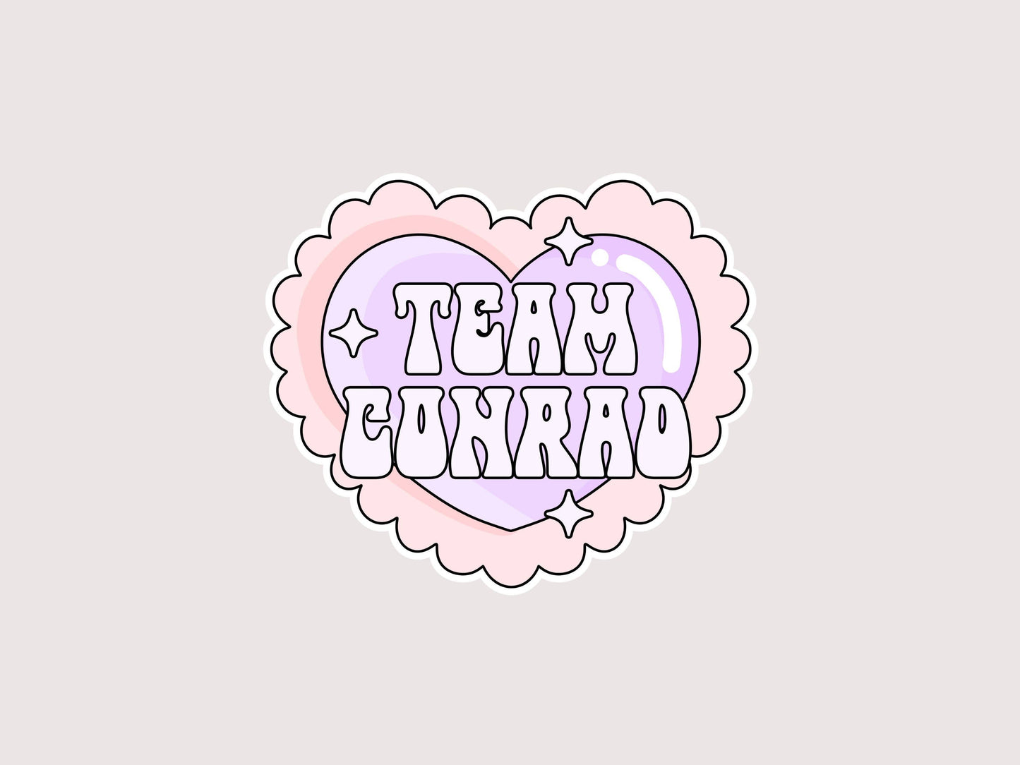 Team Conrad - The Summer I Turned Pretty Sticker