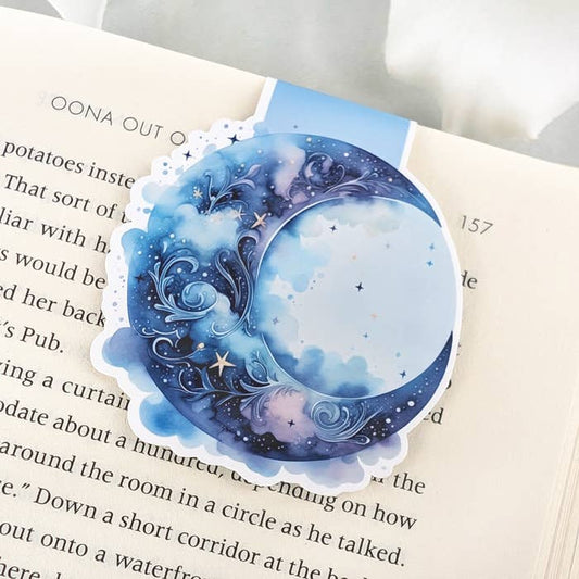Magnetic Bookmark - Celestial Moon