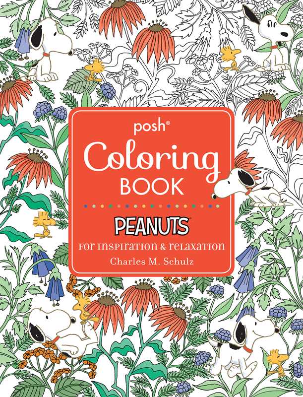 Coloring Book: Peanuts for Inspiration & Relaxation