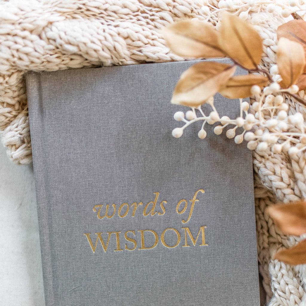Words of Wisdom Journal for Wedding Guest Book | Graduation