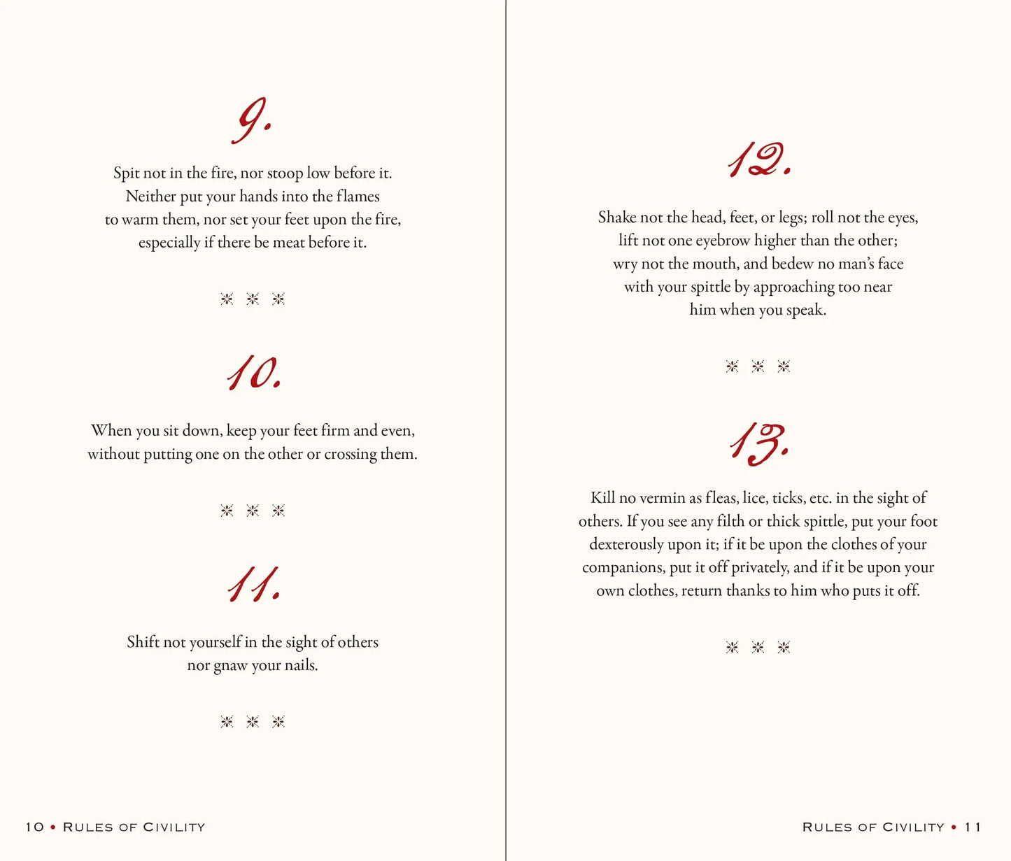 George Washington's Rules of Civility and Decent Behavior in Company and Conversation