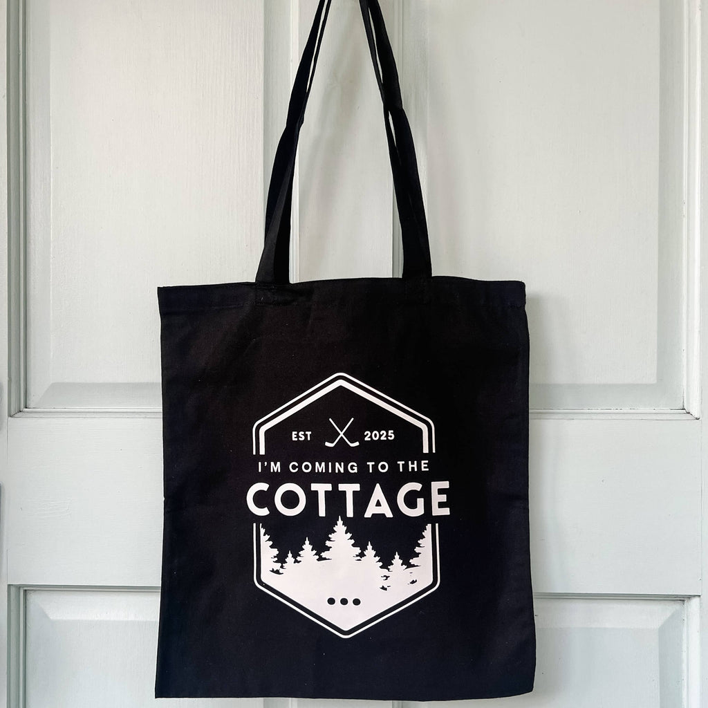 I'm Coming to the Cottage - Heated Rivalry Tote Bag: Canvas