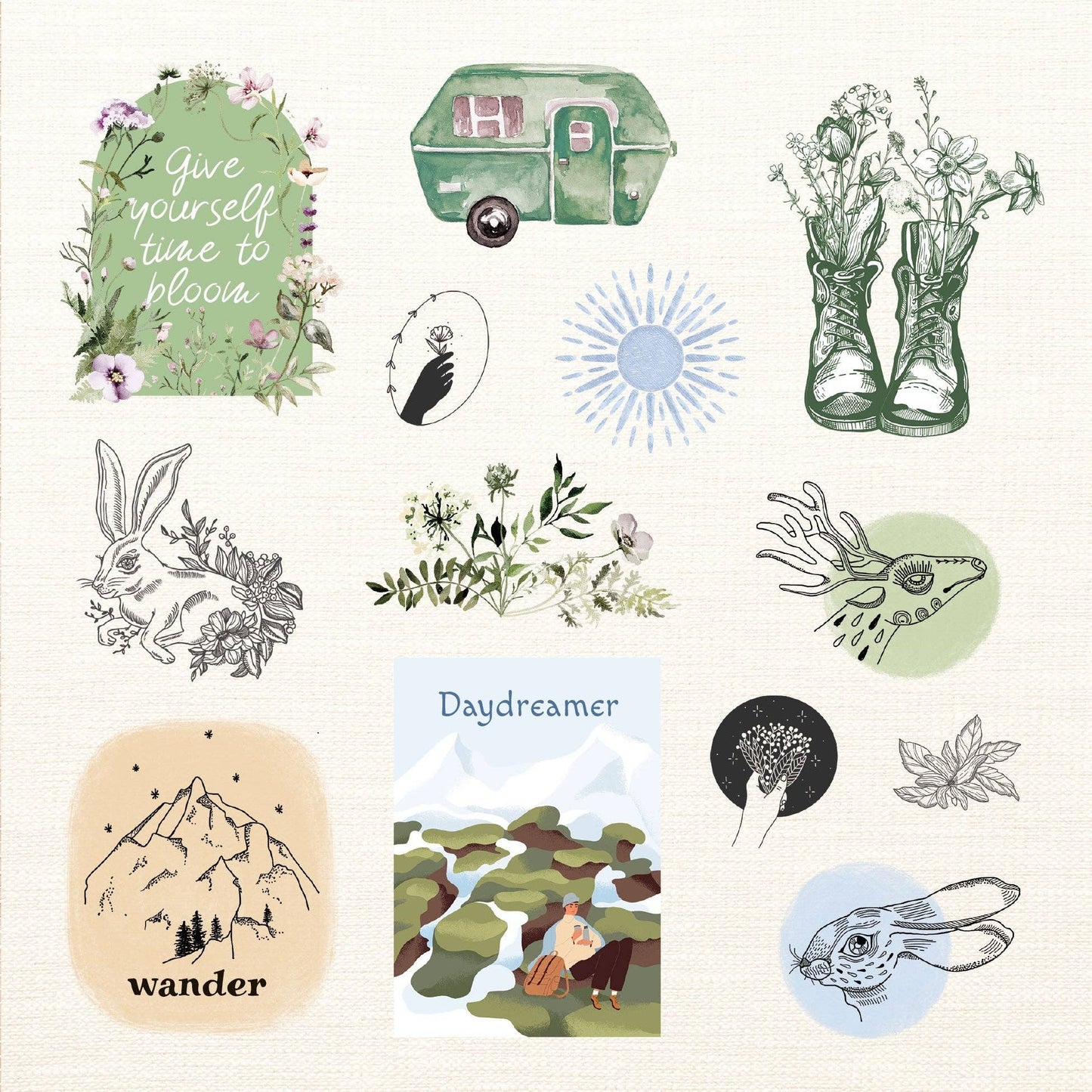 Peter Pauper Press - Boho Dreams Sticker Book