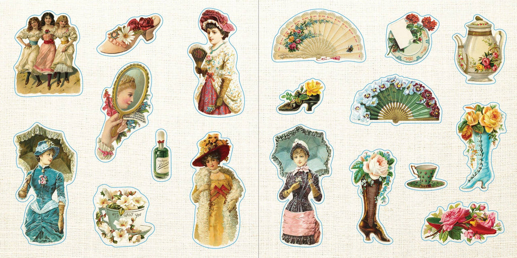 Sticker Book - Loads of Ephemera (580 stickers)