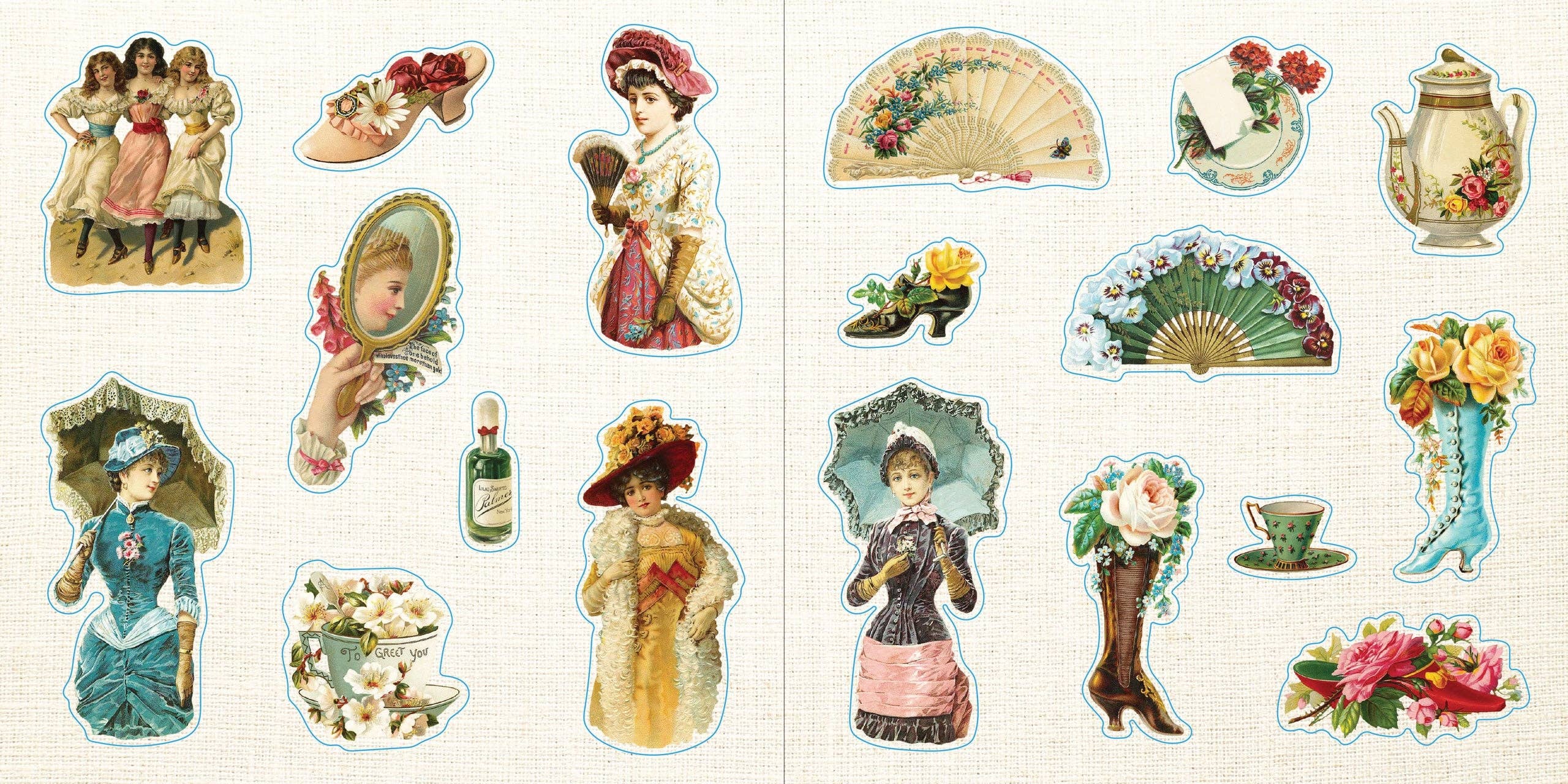 Sticker Book - Loads of Ephemera (580 stickers)