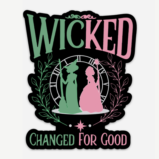 Wicked Movie Musical Changed for Good Sticker