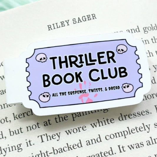 Magnetic Bookmark - Thriller Book Club