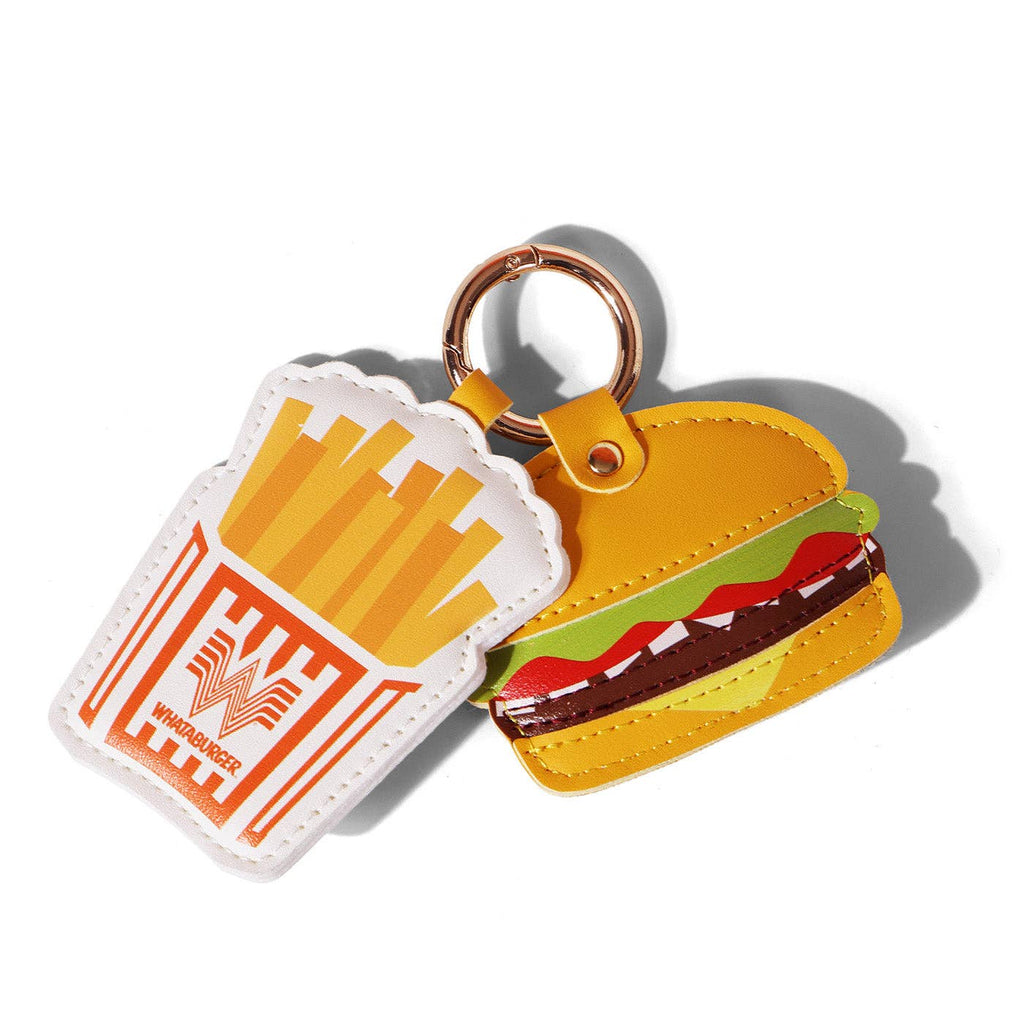 Burger & Fries Bag Charm Set
