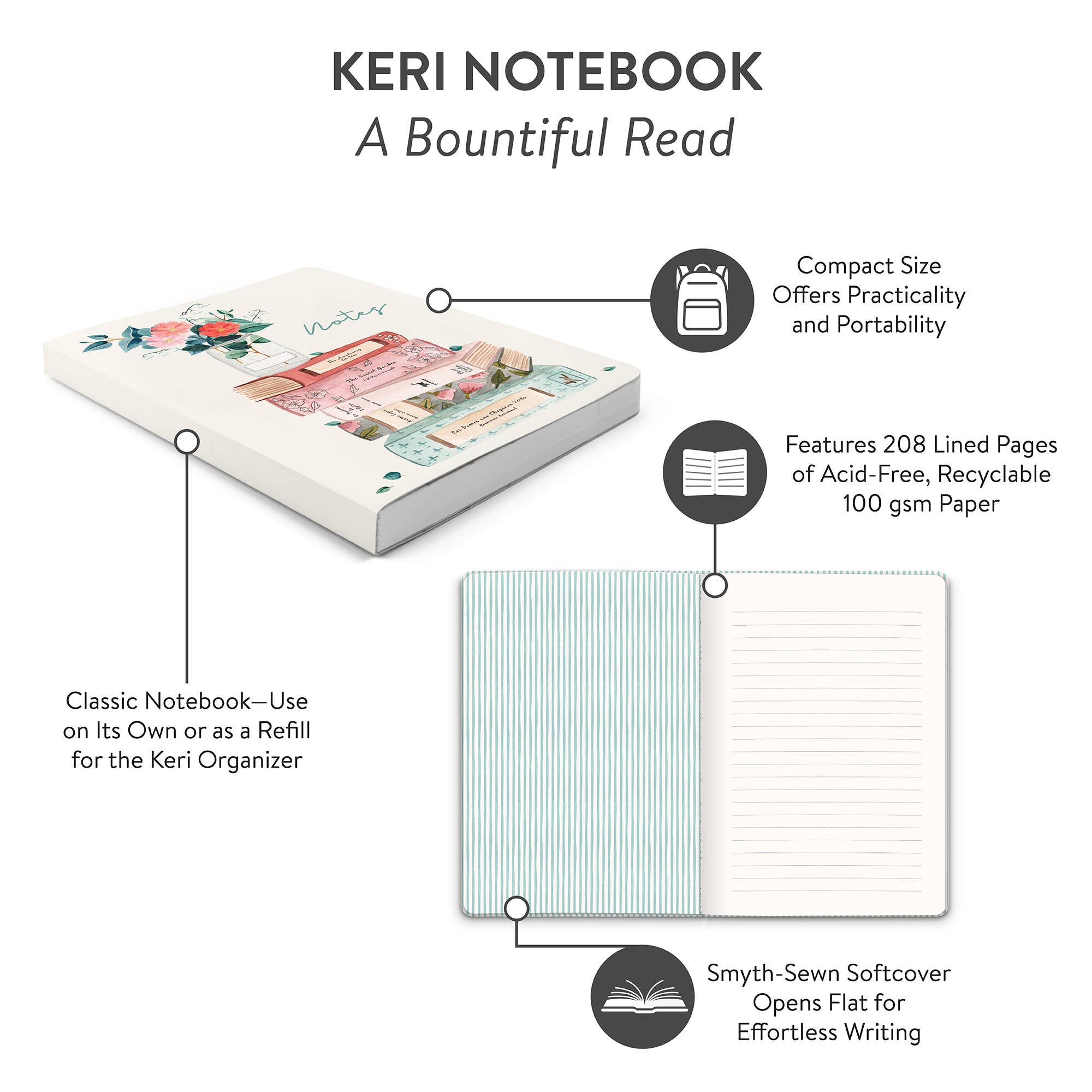 A Bountiful Read Keri Notebook
