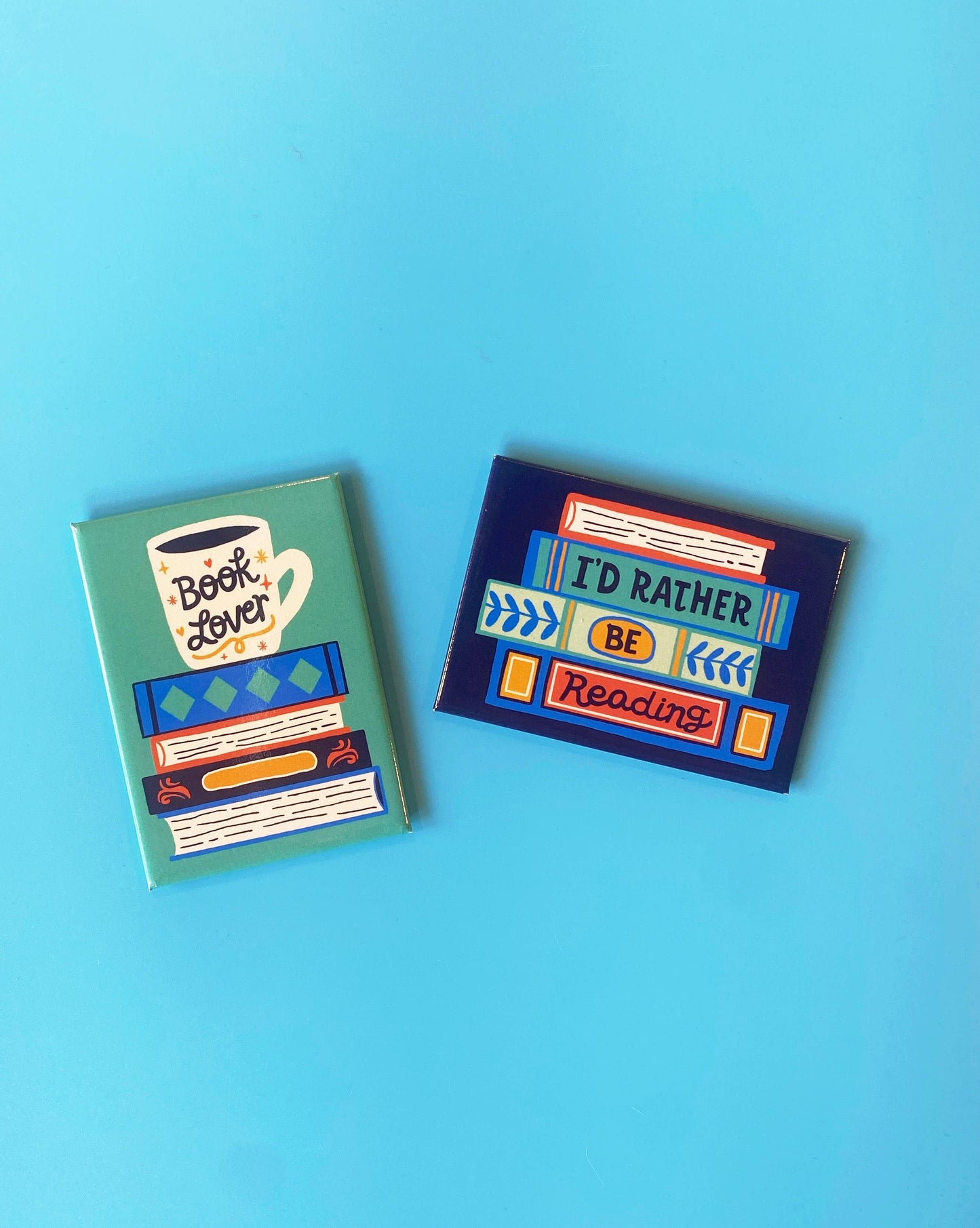 Book Lover Rectangle Magnet