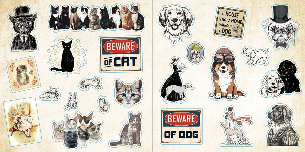 Sticker Book - Loads of Ephemera (580 stickers)
