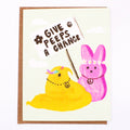 Greeting Card - Give Peeps A Chance Spring Card
