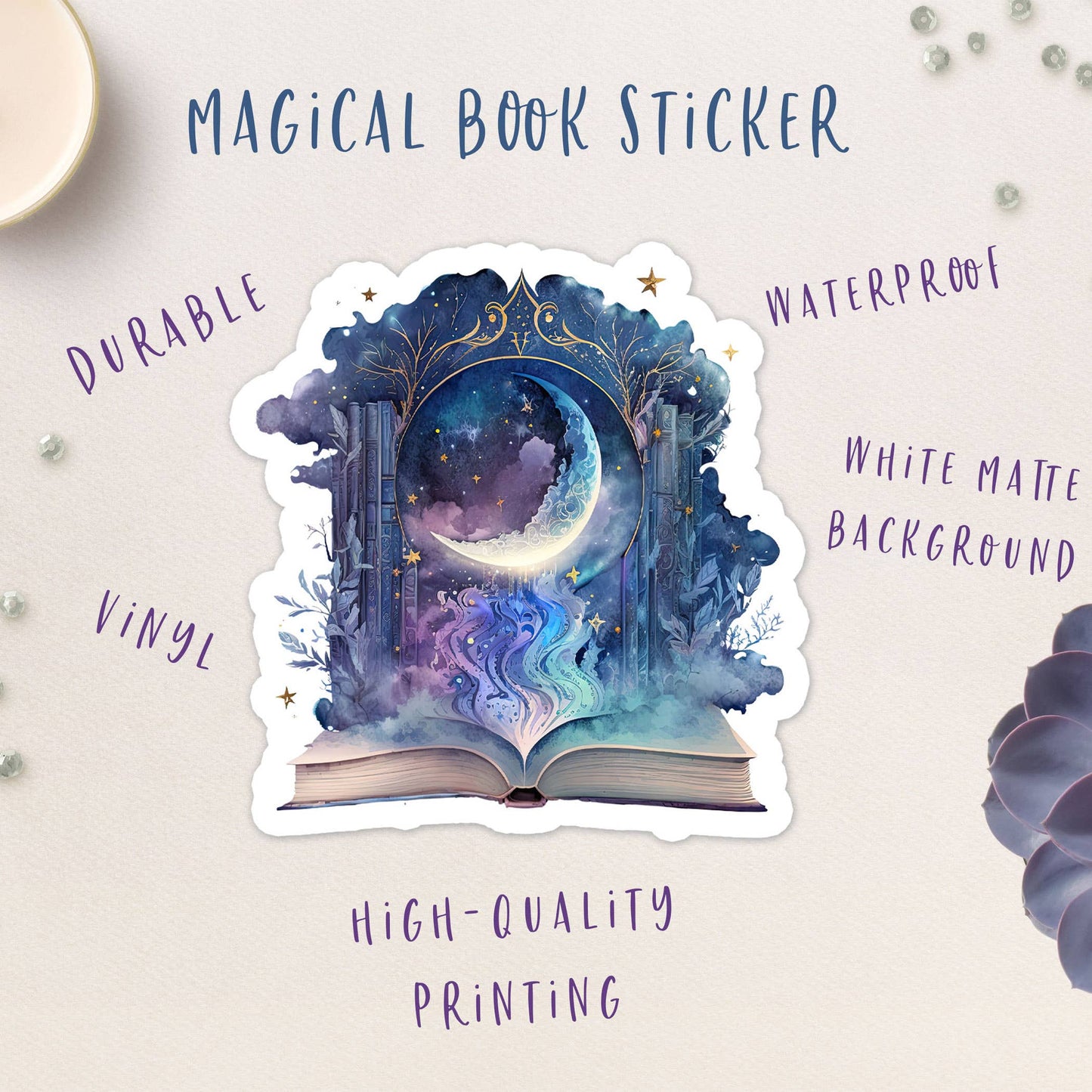 Alliterates - Magical Book Sticker