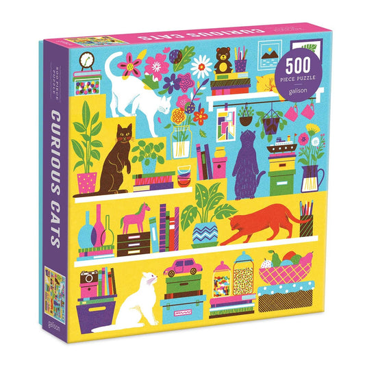 Puzzle - Curious Cats 500 Piece