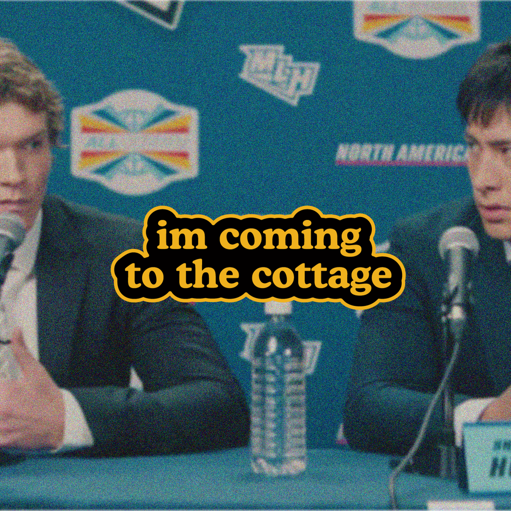 Heated Rivalry - I'm Coming To The Cottage - Enamel Pin