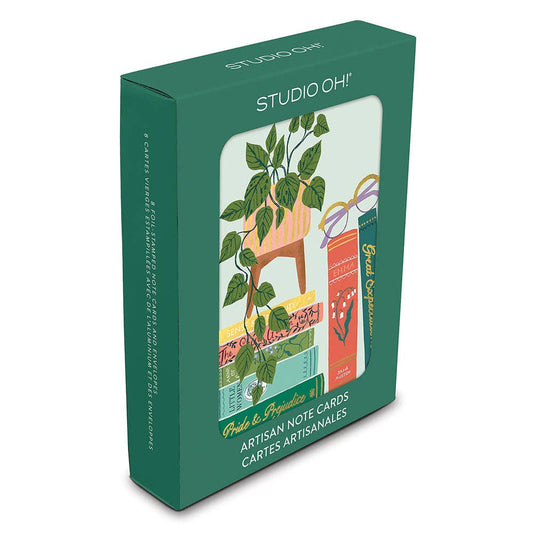 Cozy Reads Artisan Note Card Set