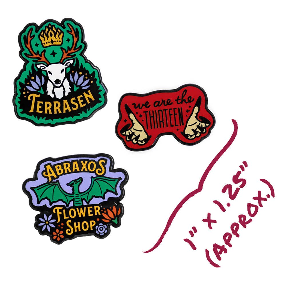 Pin Set - Throne of Glass - 3 Pack