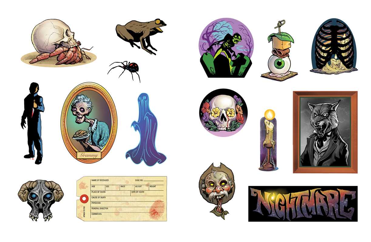 Extreme Horror Sticker Book