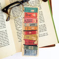 MEOWsterpieces of KITerature Book Spine Wood Bookmark