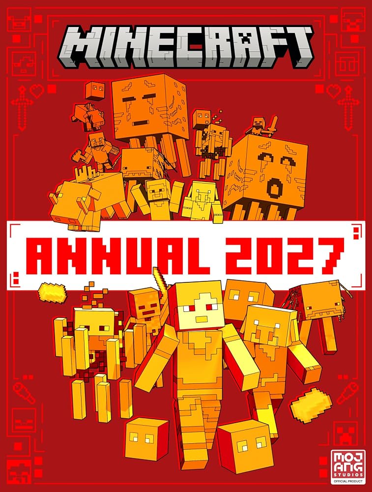 Minecraft Annual 2027: The new official fully illustrated annual – the perfect Christmas present for kids, teens, gamers and Minecraft fans of all ages! New for 2026. cover image