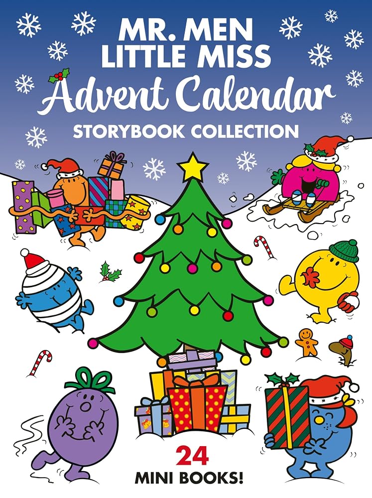 Mr. Men Little Miss Advent Calendar: Storybook collection containing 24 funny illustrated kids books to count down to Christmas 2026. The perfect gift for kids aged 2 and up cover image