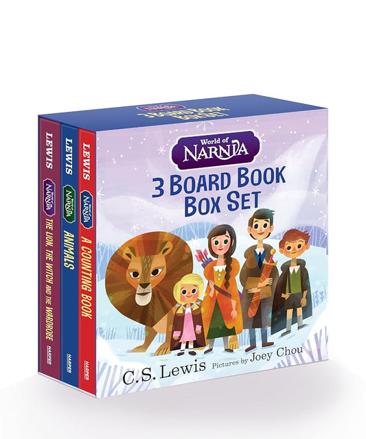 World of Narnia: 3 Board Book Box Set: The Lion, the Witch, and the Wardrobe, The Chronicles of Narnia: Animals, The Chronicles of Narnia: A Counting Book cover image