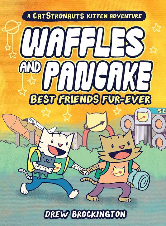 Waffles and Pancake: Best Friends Fur-Ever (A Graphic Novel) (Waffles and Pancake, 4) cover image