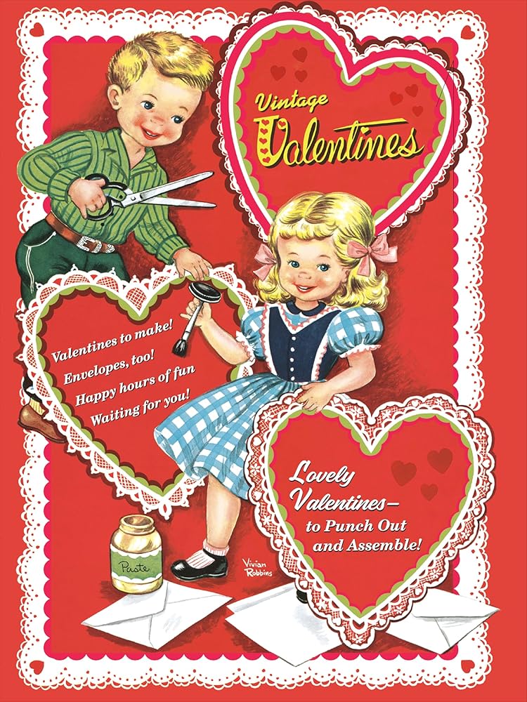 Vintage Valentines (Press Out Book) cover image