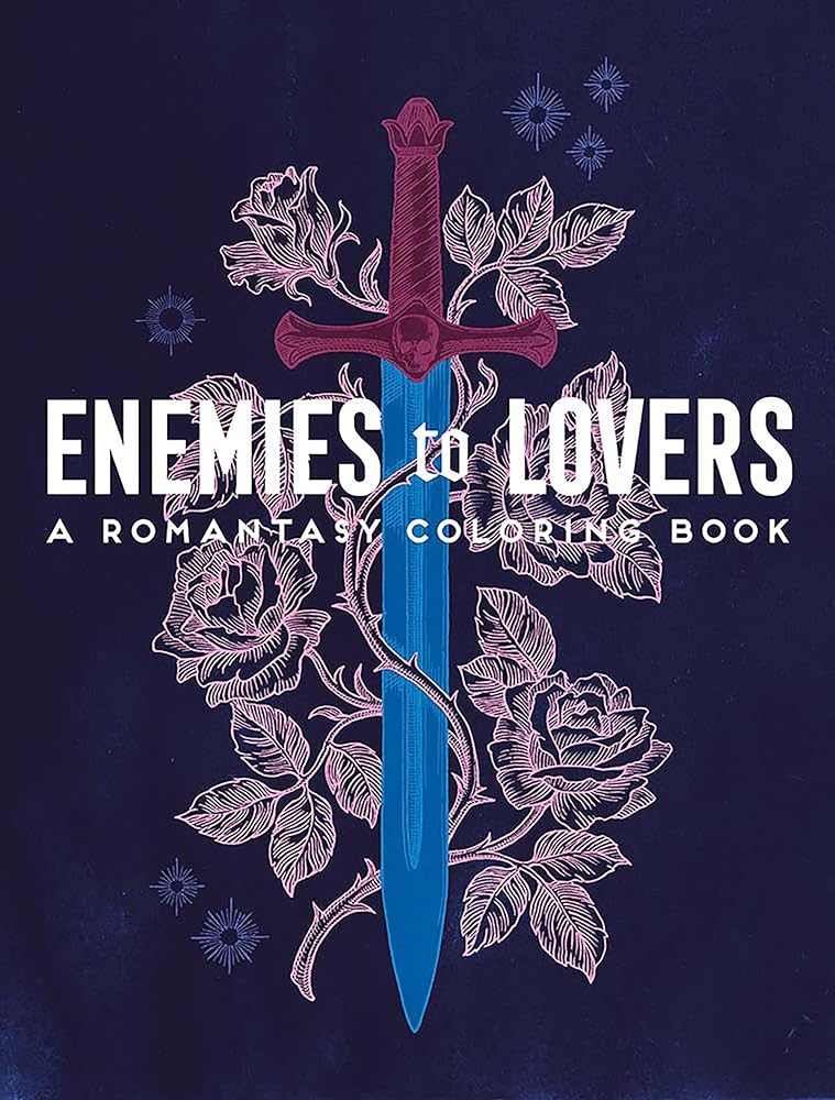 Enemies to Lovers: A Romantasy Coloring Book cover image