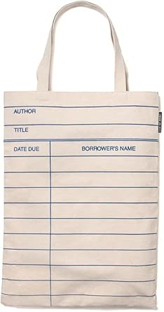 Library Card (Natural) Tote Bag cover image