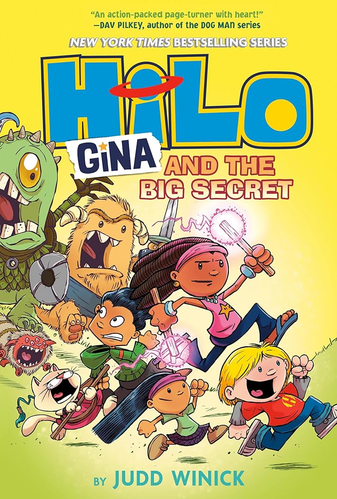 Hilo Book 8: Gina and the Big Secret: (A Graphic Novel) cover image