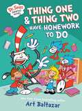 Dr. Seuss Graphic Novel: Thing One and Thing Two Have Homework to Do: A Cat in the Hat Story (Dr. Seuss Graphic Novels) cover image