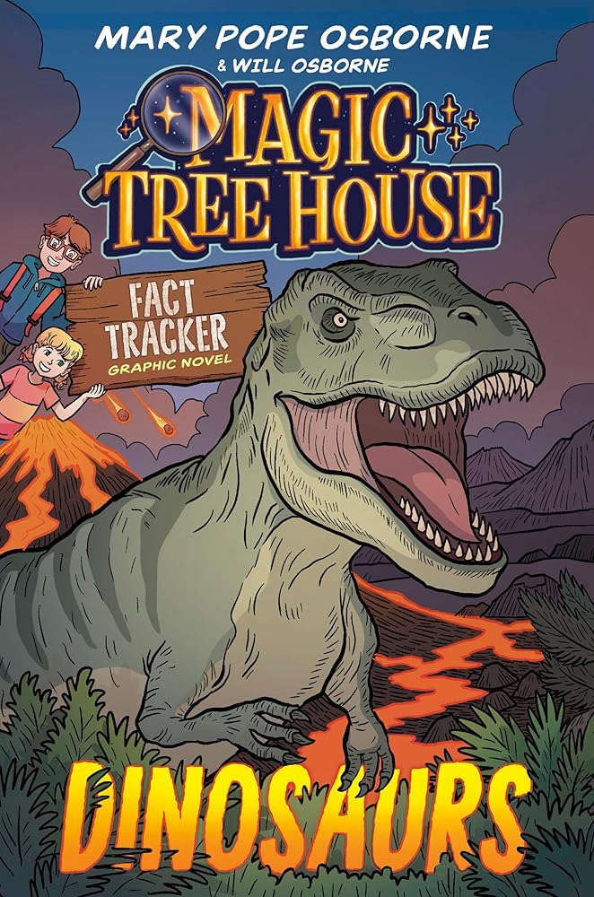Magic Tree House Fact Tracker Graphic Novel: Dinosaurs (Magic Tree House Fact Tracker Graphic Novels) cover image