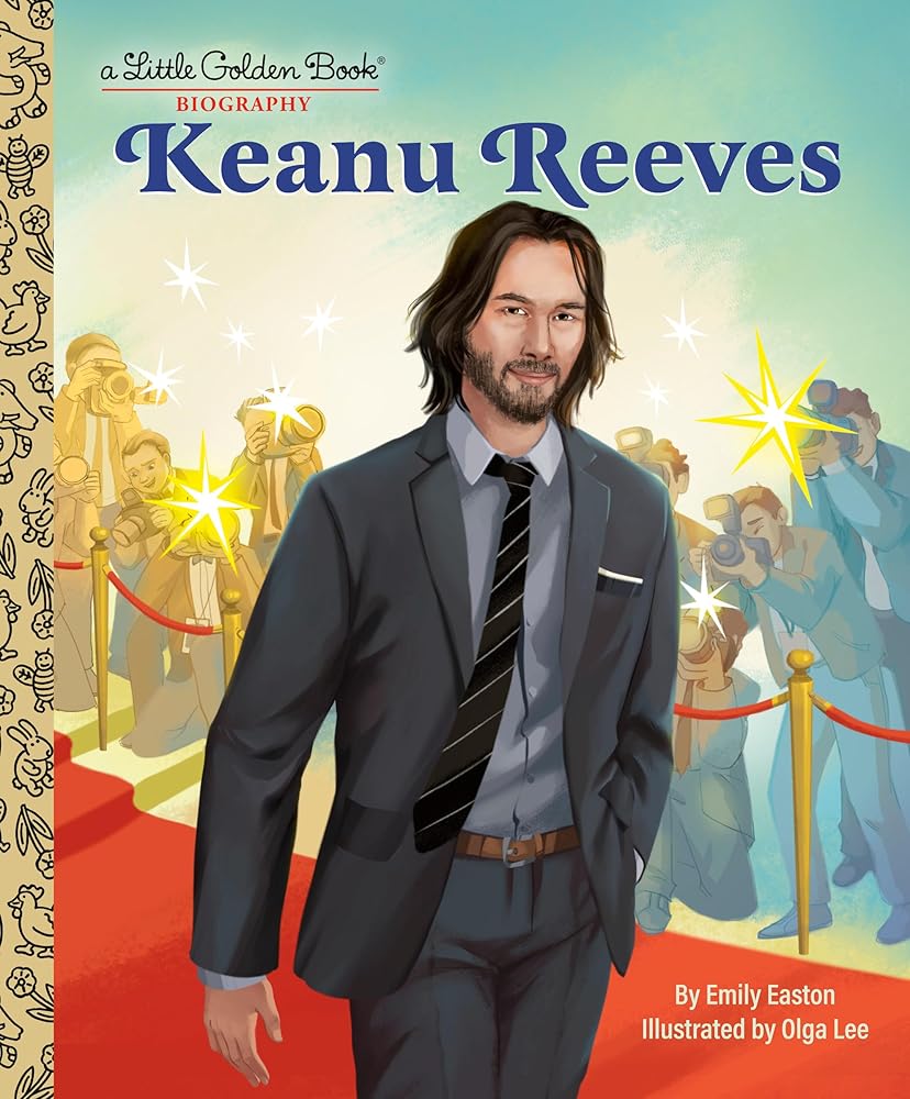Keanu Reeves: A Little Golden Book Biography (Little Golden Book Biographies) cover image