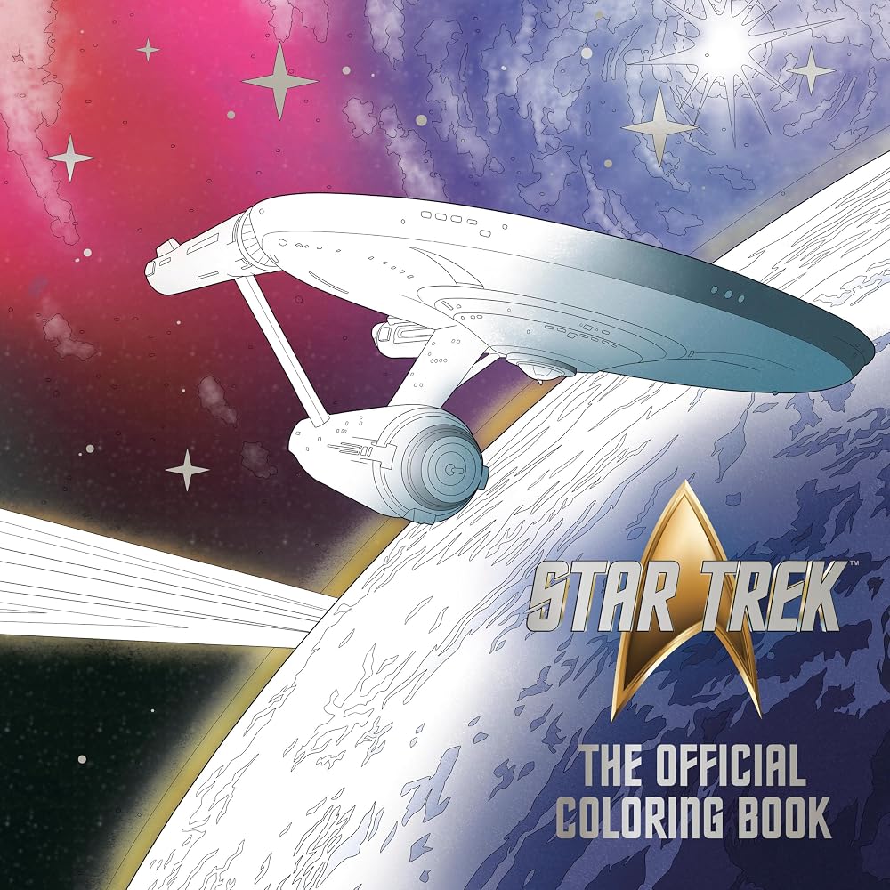 Star Trek: The Official Coloring Book cover image