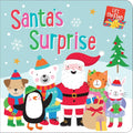 Santa's Surprise: Chunky Lift-the-Flap Board Book: With 5 fun flaps to lift! cover image