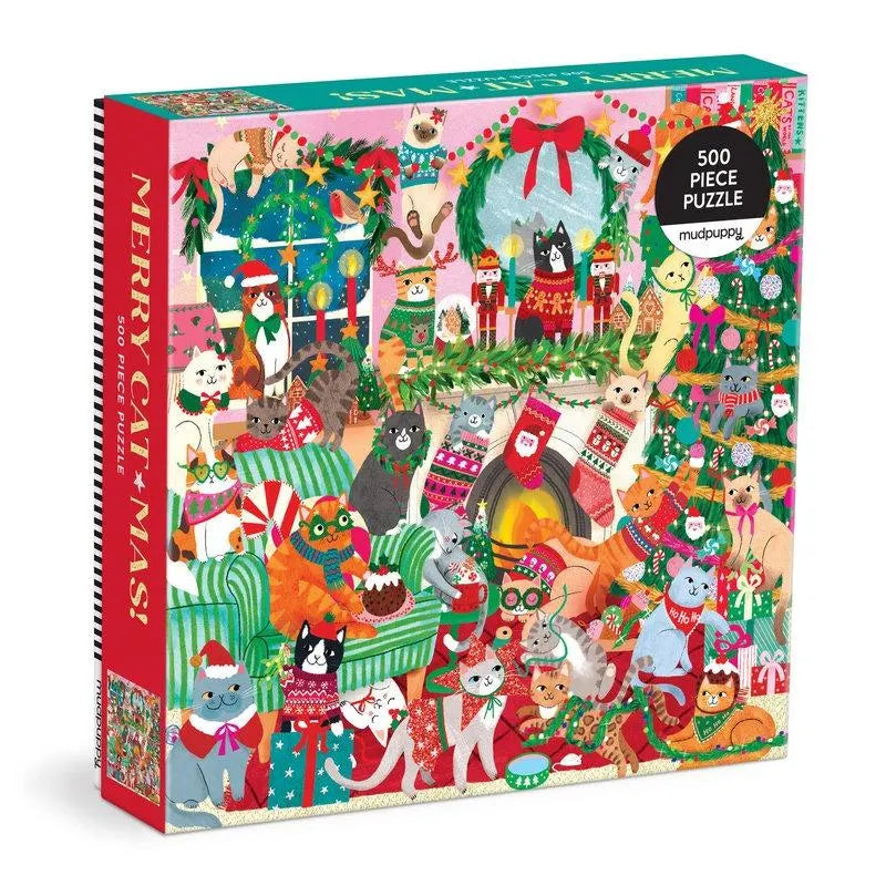 Merry Catmas! 500 Piece Puzzle