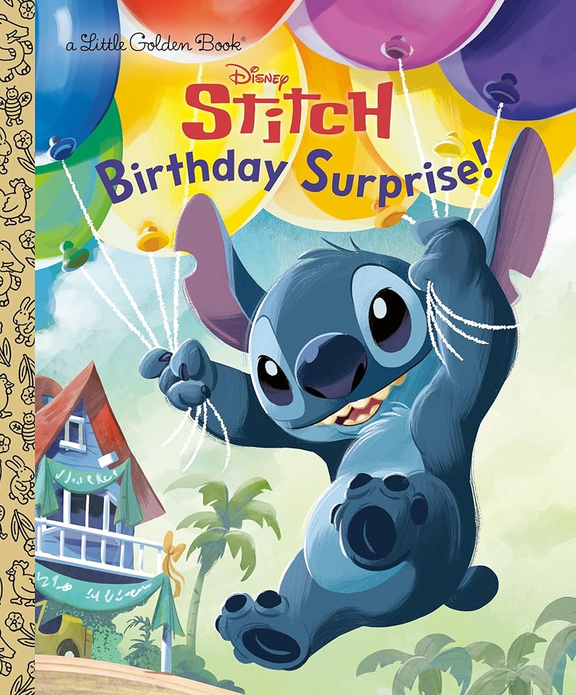Birthday Surprise! (Disney Stitch) (Little Golden Book) cover image