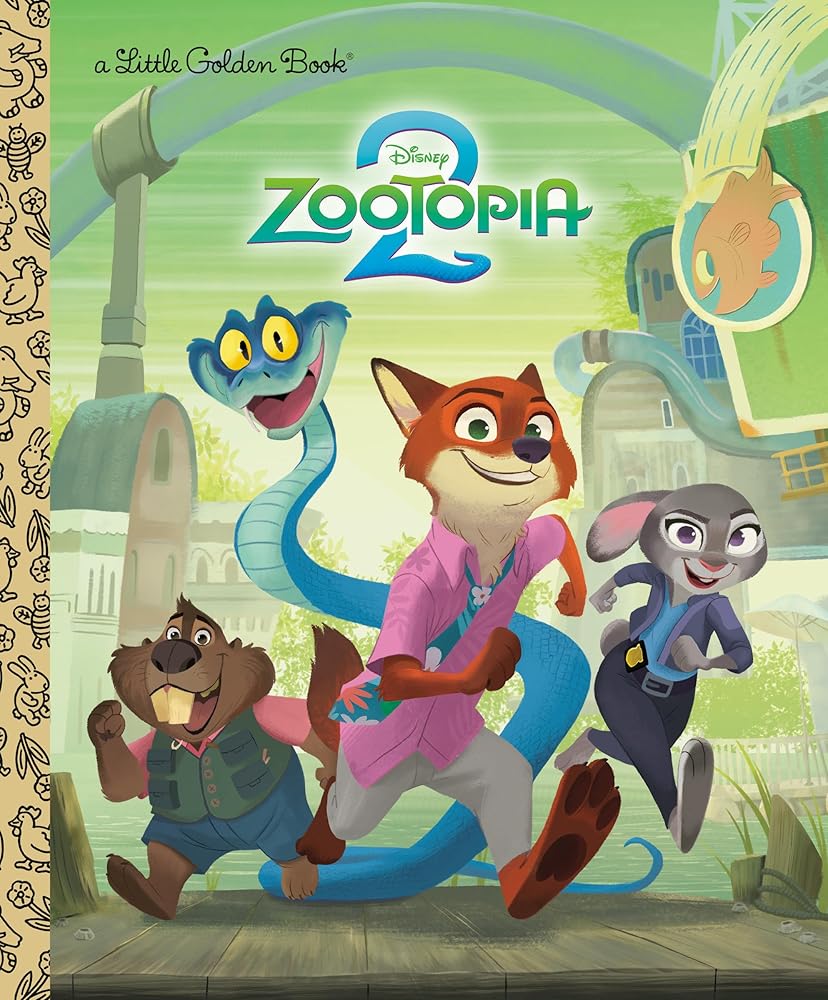 Disney Zootopia 2 Little Golden Book cover image