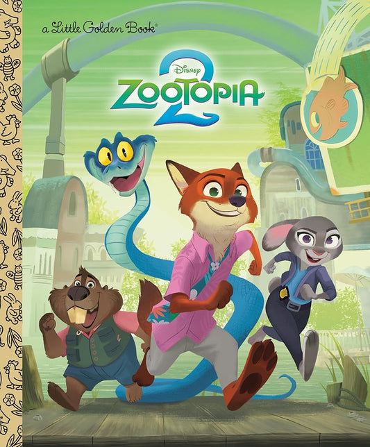 Disney Zootopia 2 Little Golden Book cover image