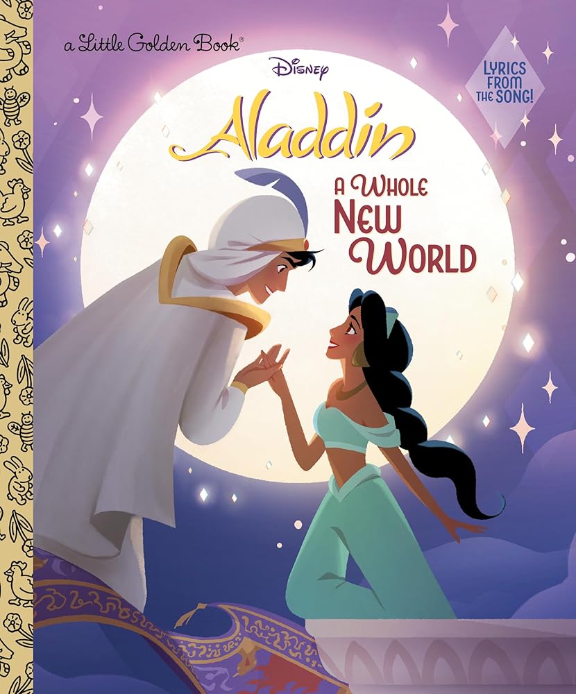 A Whole New World (Disney Aladdin) (Little Golden Book) cover image