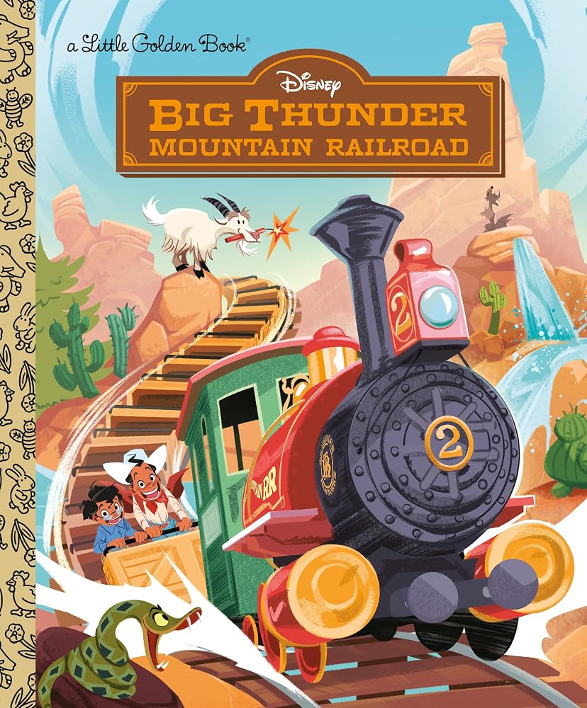 Big Thunder Mountain Railroad (Disney) (Little Golden Book) cover image