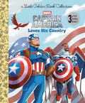 Captain America Loves His Country (Marvel) (Little Golden Book) cover image