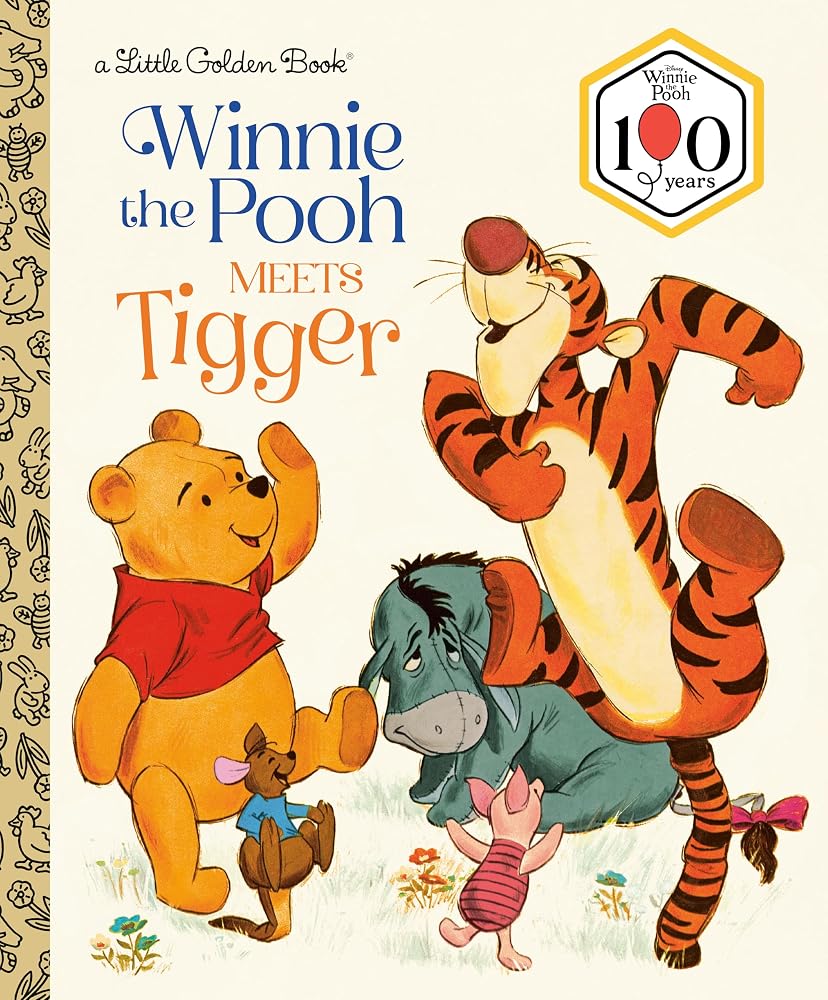 Winnie the Pooh Meets Tigger (Little Golden Book) cover image