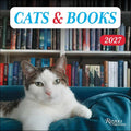 Cats & Books 2027 Wall Calendar cover image
