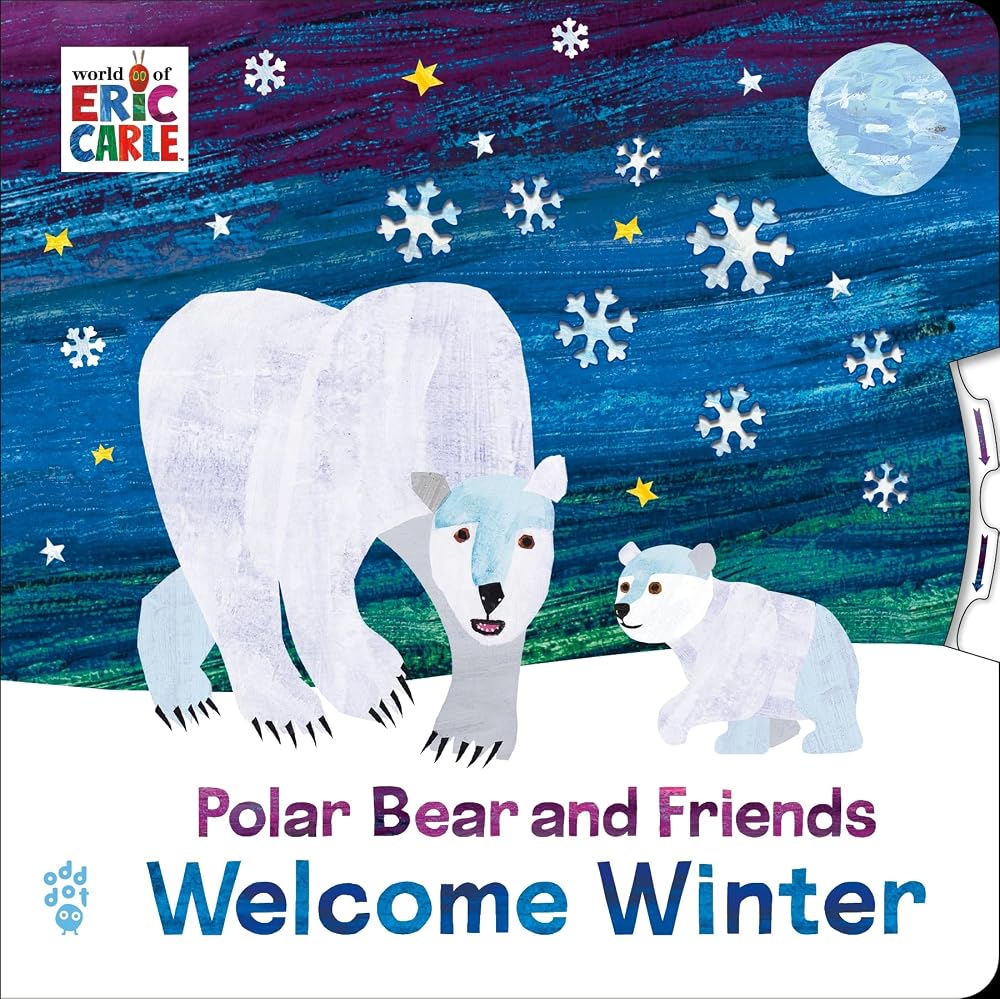 Polar Bear and Friends Welcome Winter: An Interactive Board Book with Spinning Wheel Cover for Babies & Toddlers (The World of Eric Carle) cover image