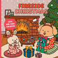 Fireside Christmas: A Cute & Cozy Coloring Book cover image