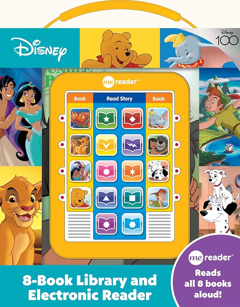 Disney Classic - Lion King, Finding Nemo, Aladdin and more! - Me Reader Electronic Reader and 8 Sound Book Library - PI Kids cover image