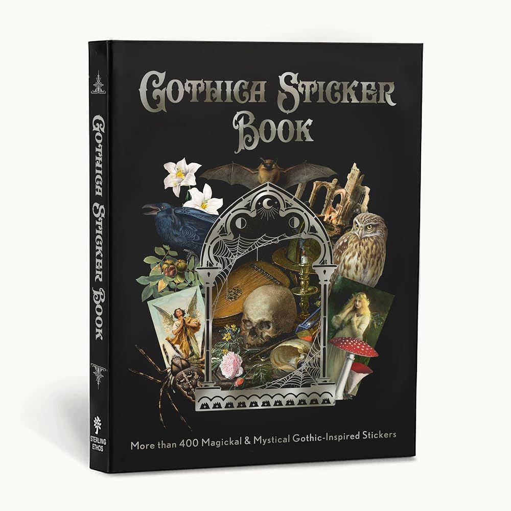 Gothica Sticker Book: More than 400 Mysterious & Mystical Gothic-Inspired Stickers (Mystical Sticker Book) cover image