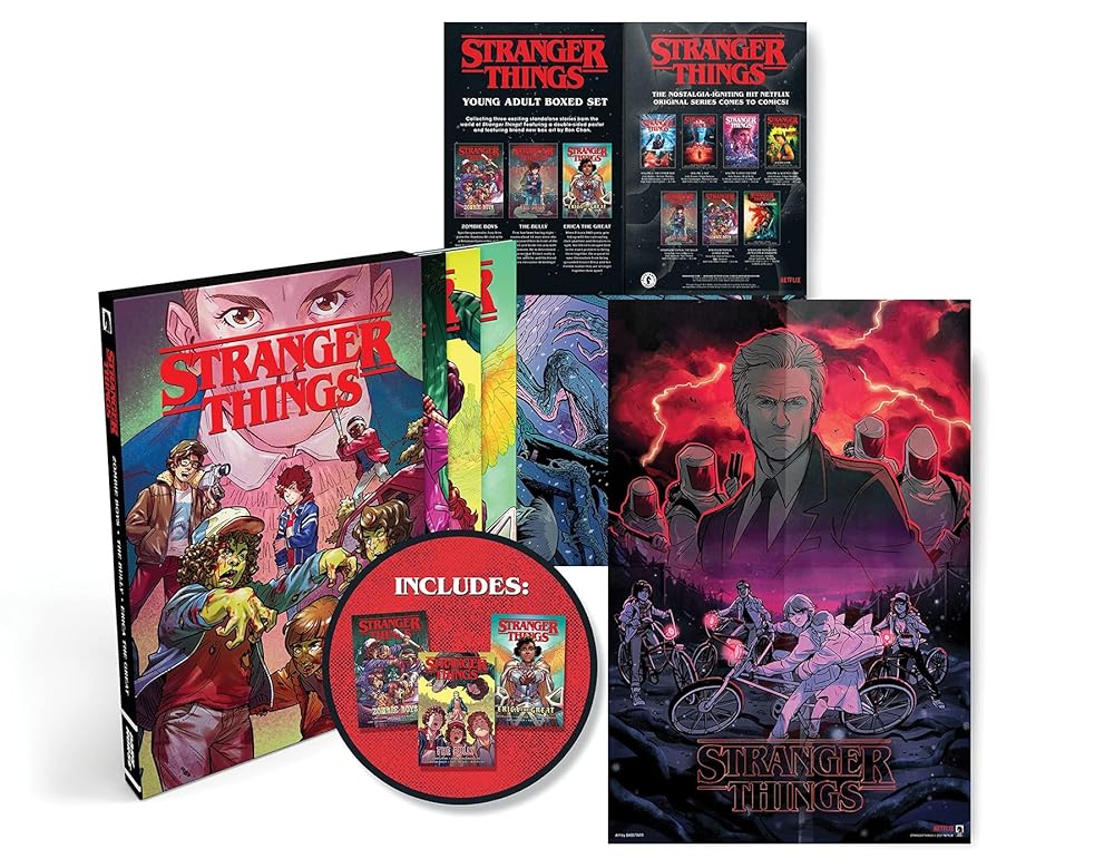 Stranger Things Graphic Novel Boxed Set (Zombie Boys, The Bully, Erica the Great ) cover image